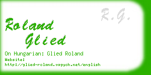 roland glied business card